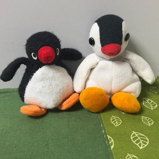 고전 빈티지 핑구,핑가 인형