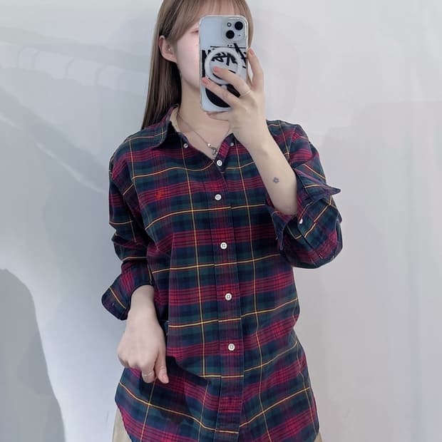 폴로랄프로렌 레드포니 체크 셔츠