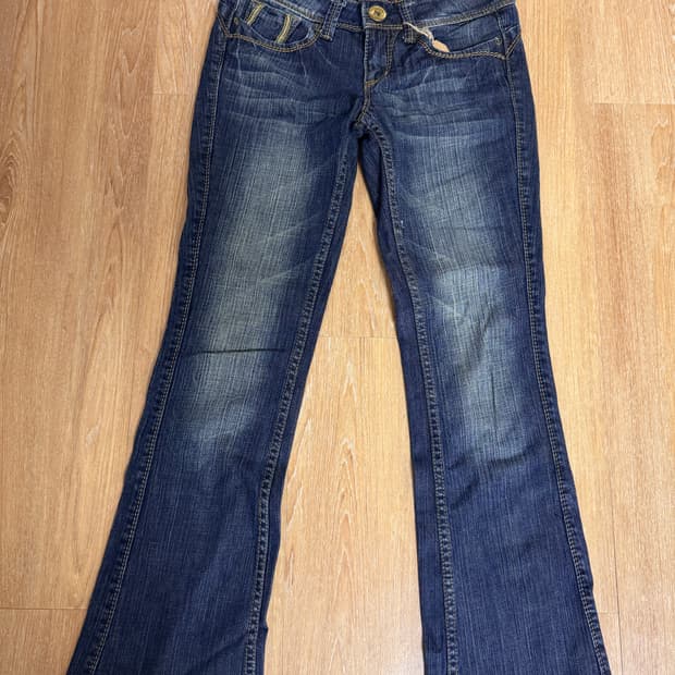 y2k 일본 빈티지 데님팬츠 나팔바지