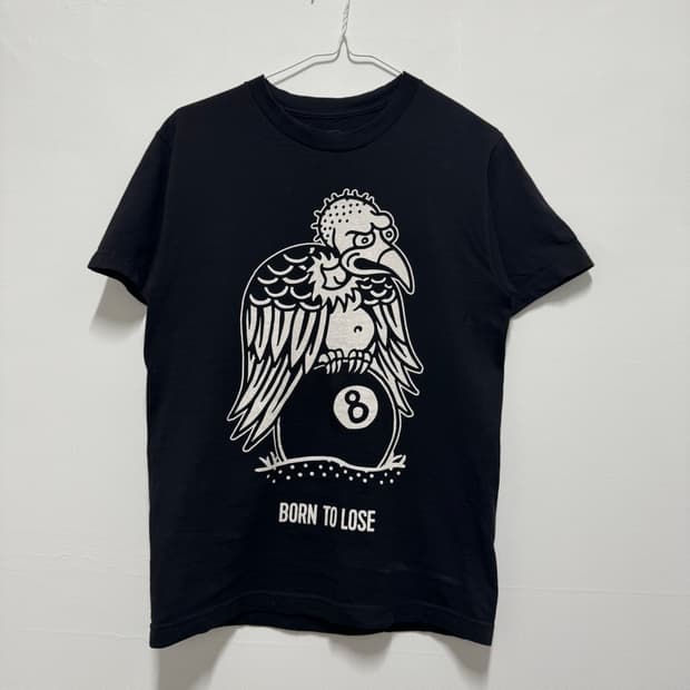 sketcht tank born to lose 대머리독수리 프린팅 반팔티