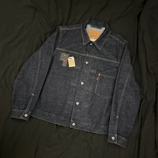 리바이스 프리미엄 셀비지 타입 1 데님 트러커