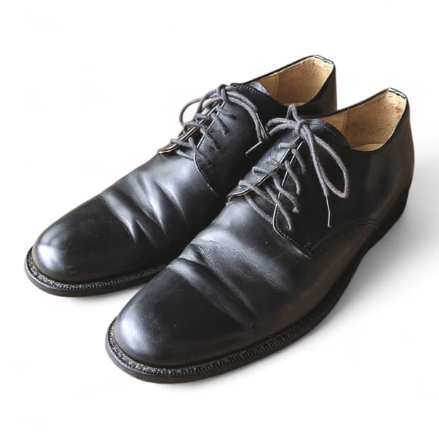 꼼데가르송 레이디스 플레인토 더비슈즈