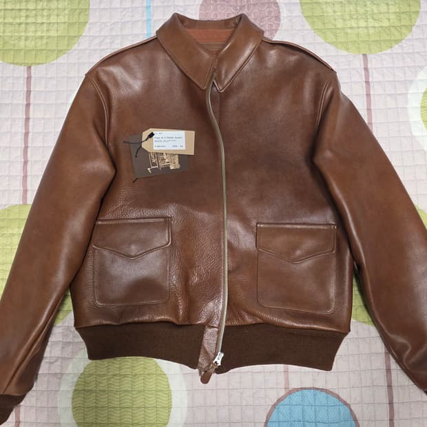 아카펠라 클로딩  A-2 Flight Jacket 소가죽 44사이즈 판매