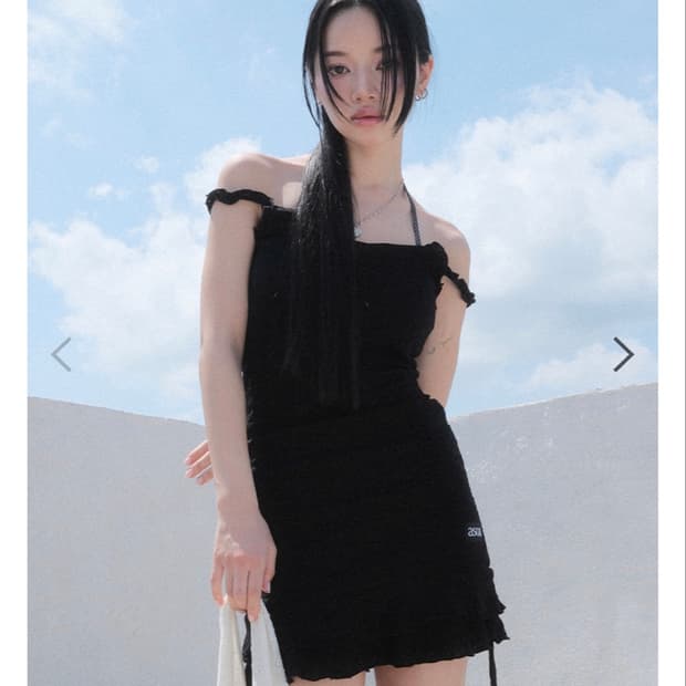 애즈온 블라썸 미니 드레스