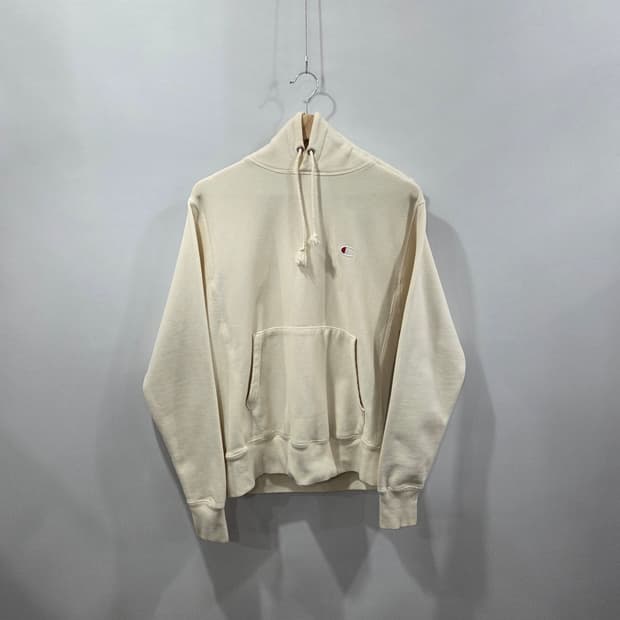 챔피온 블루택 리버스위브 기모 후드티 S