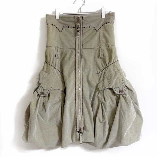 마리떼 프랑소와 저버드 코듀로이 벌룬 스커트