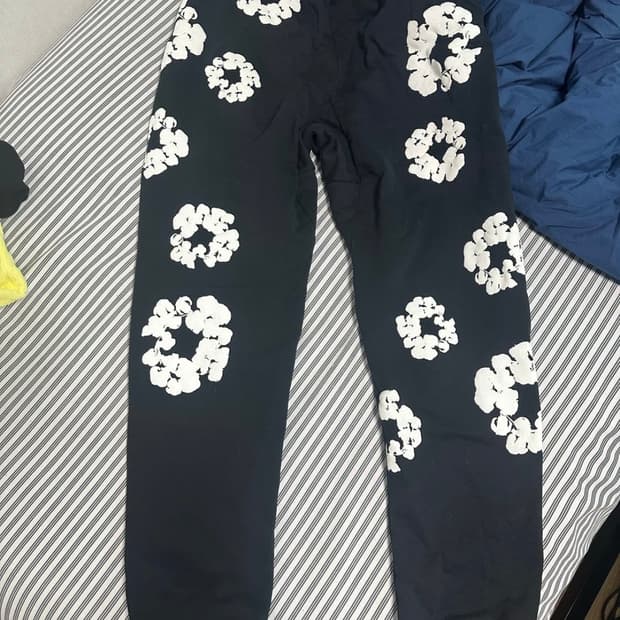 데님티어스 코튼 스웻팬츠 블랙 M