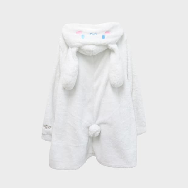 시나모롤  화이트 후리스 후 60540