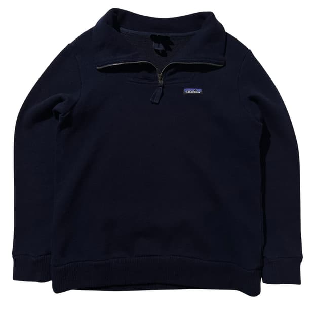 파타고니아 울리 플리스 하프집업 풀오버 네이비