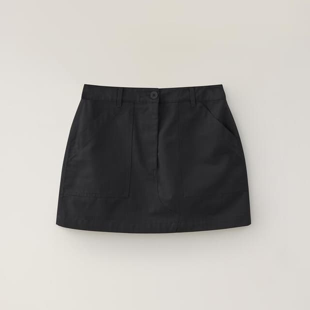 낫띵리튼 샘 미니 스커트 sam mini skirt 차콜 새상품