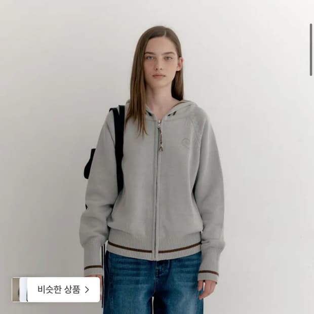 엔조블루스 후드집업 (그레이)