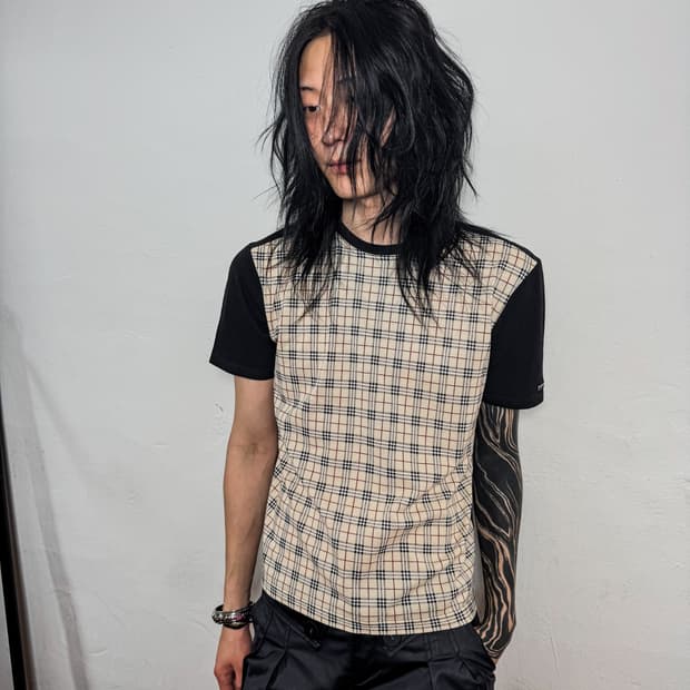 BURBERRY BLACK LABEL - Nova Check T-Shir