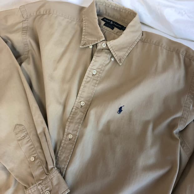 폴로 베이지 셔츠