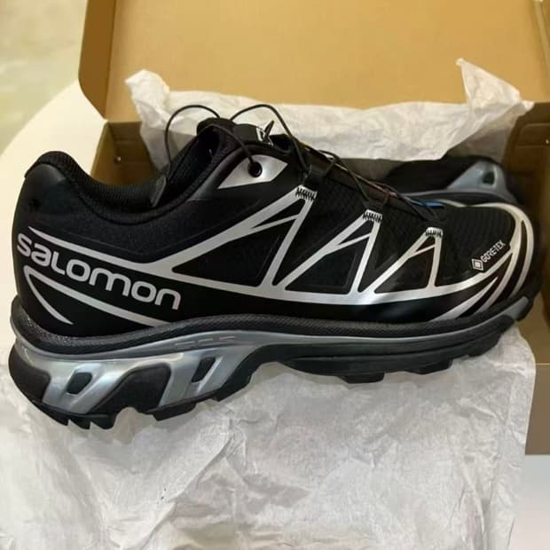 살로몬 XT-6 고어텍스 블랙 실버 240mm