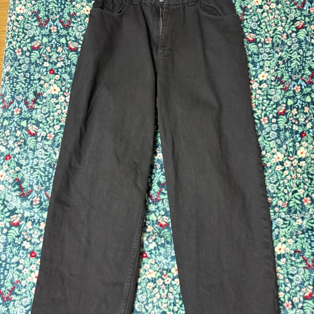 polar skate big boy black denim pants