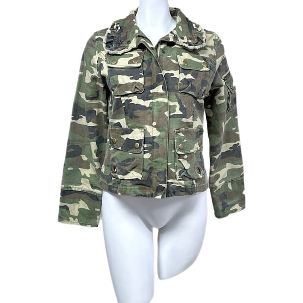 Jasper Minx 카모 집업자켓