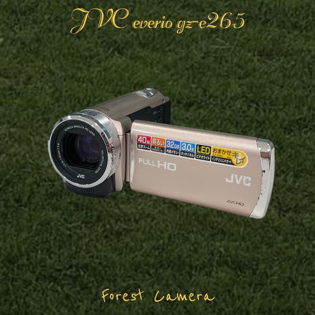 (셀카o/카리나캠코더) JVC gz-e265 캠코더 빈티지캠코더