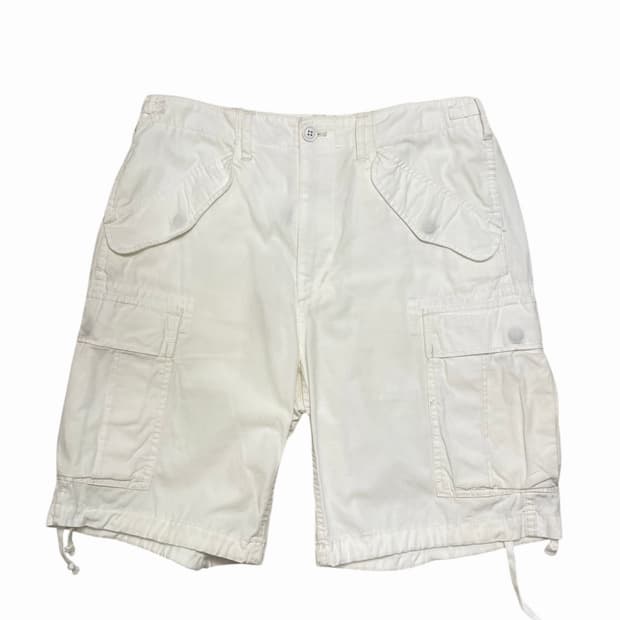 폴로 랄프 로렌 화이트 카고 반바지