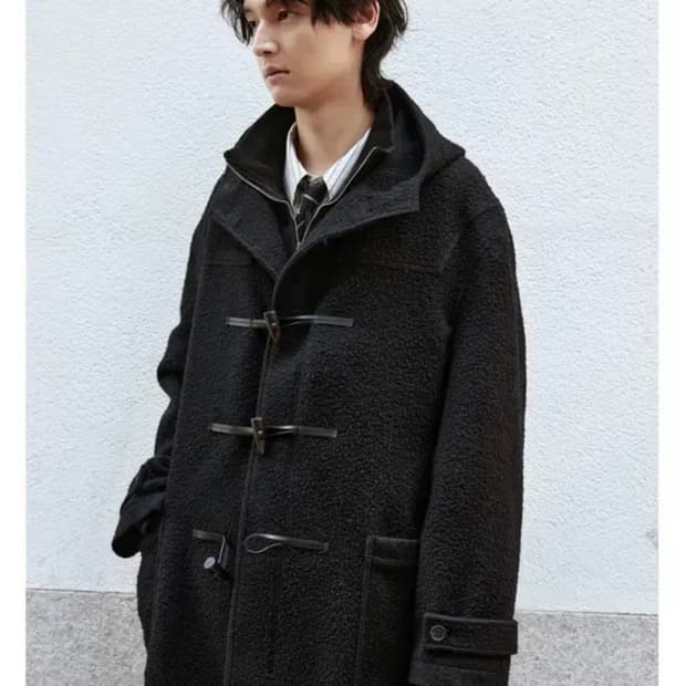 [s] 유스 더플코트 카센티노 블랙