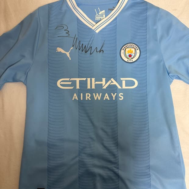 맨시티 23/24 카일워커, 오스카밥 사인 유니폼