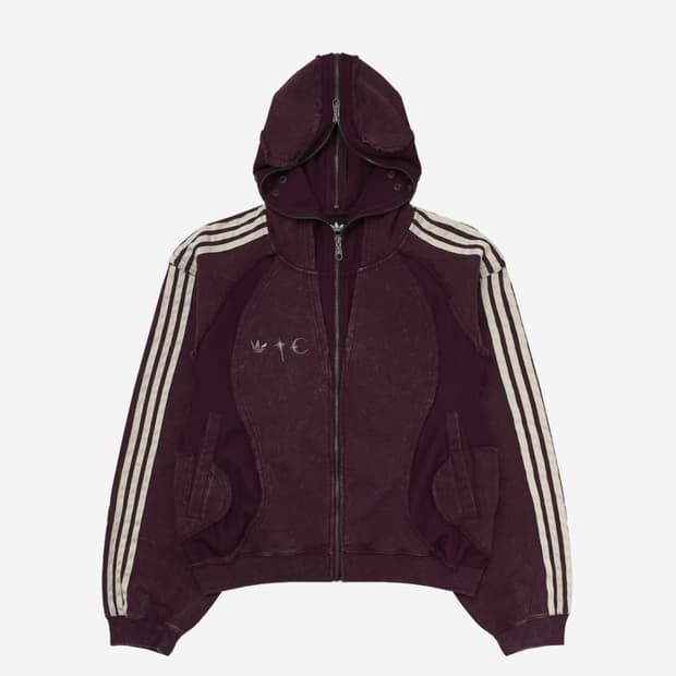 L) 떠그클럽 x 아디다스 후드집업 마룬 팝니다