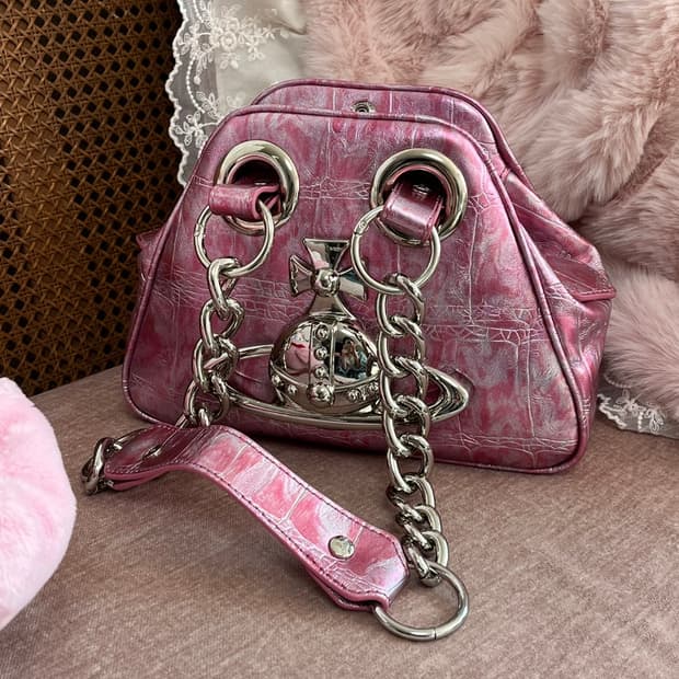 비비안웨스트우드 야스민 아카이브 orb 핑크 야스민 백