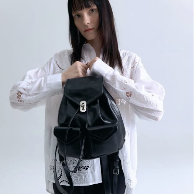 분크 더블 포켓 백팩 미듐