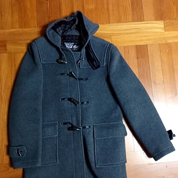 10%할인 이벤트,글로버올 gloverall 회색 더플 코트