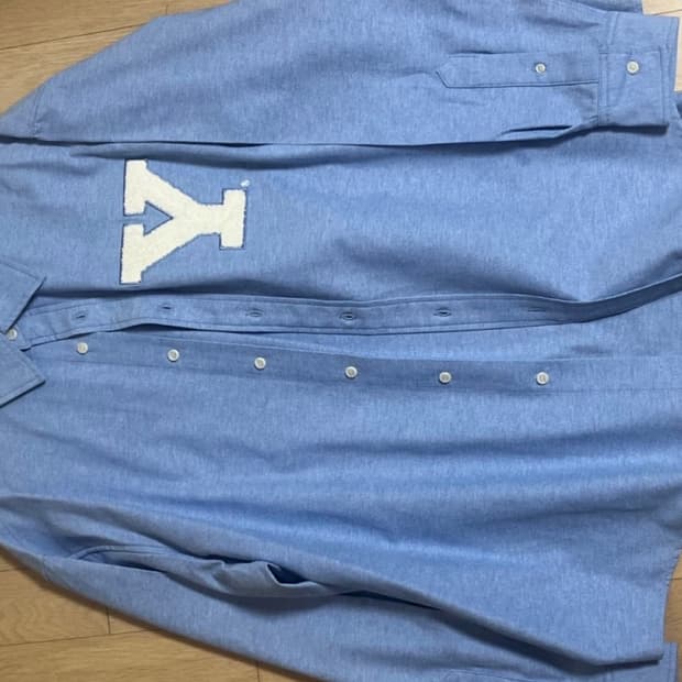 예일 블루 셔츠 새상품