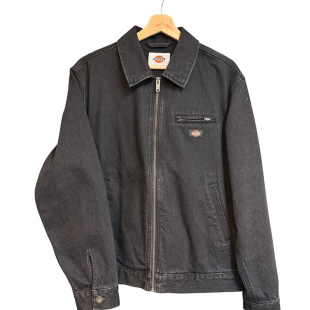 디키즈 자수로고 데님자켓