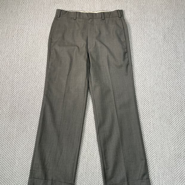 제이프레스 글렌체크 슬렉스 