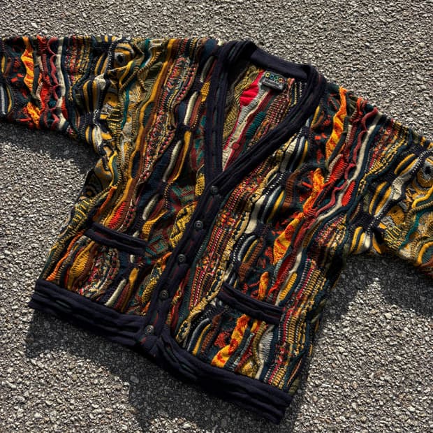 Coogi 쿠지 og 3D 케이블 가디건