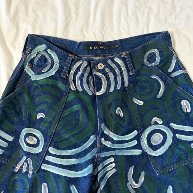 니코 앤드 워크 데님 팬츠, 커스텀, 4 size