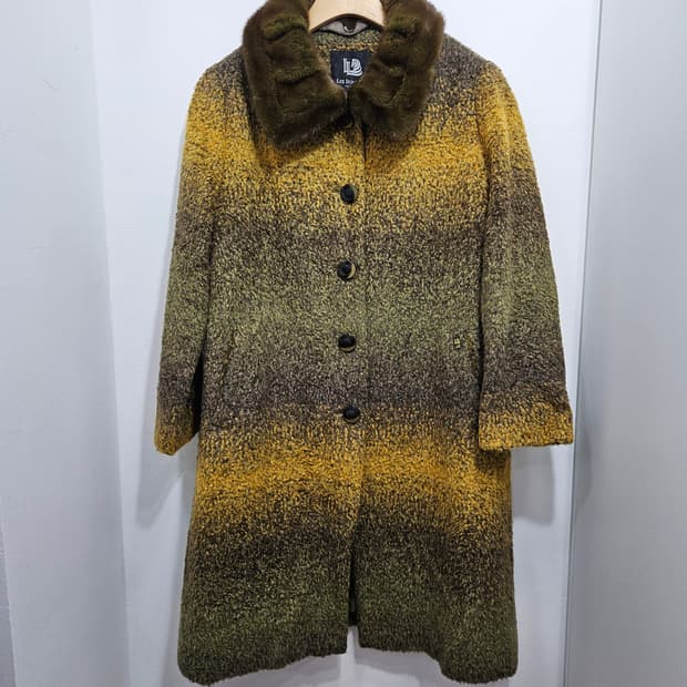 이동수 오리지널 밍크퍼 카라 울 롱코트