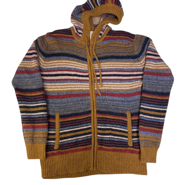 엘엘빈 L.L.Bean 램스울 멀티스트라이프 집업후드 M