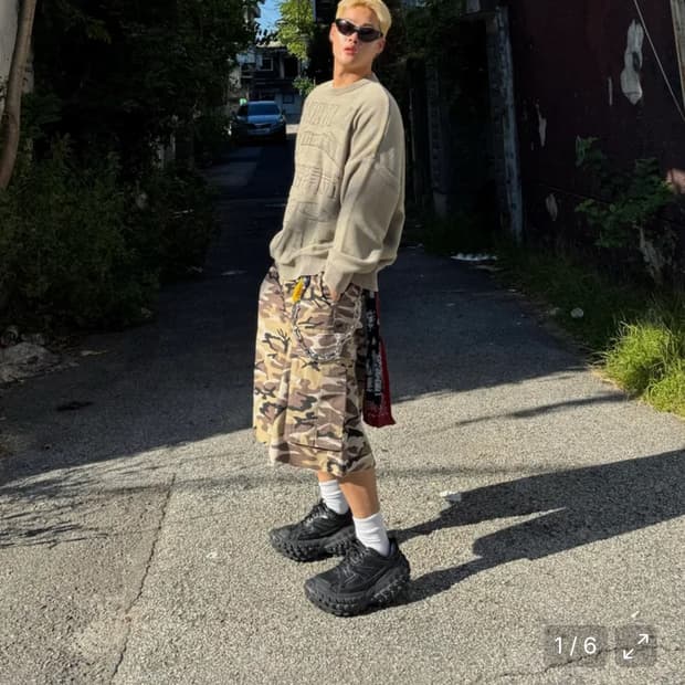 아조바이아조 니트 스웨터 카키 m