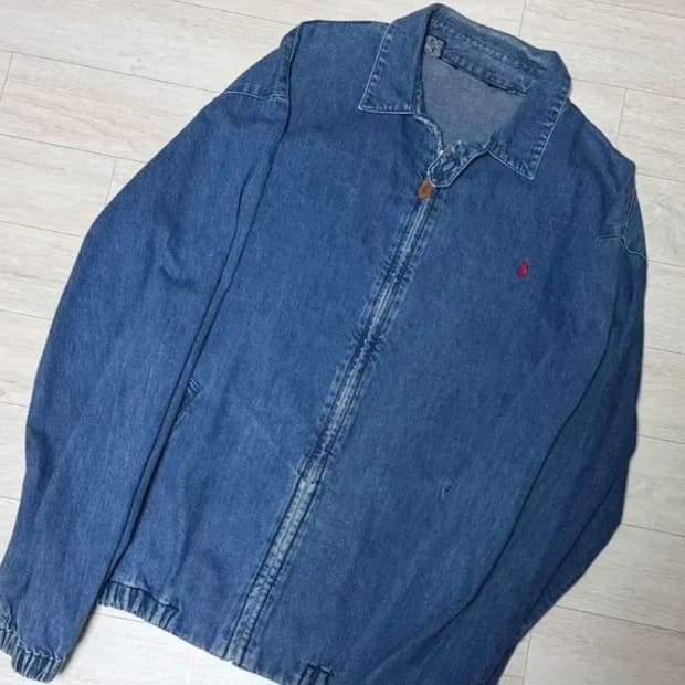 no.148 90s 폴로 데님 스윙탑 자켓 xxl 상태s급