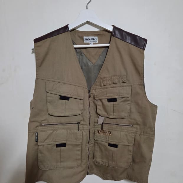 프로스펙스 아웃도어 베이지 조끼 EL