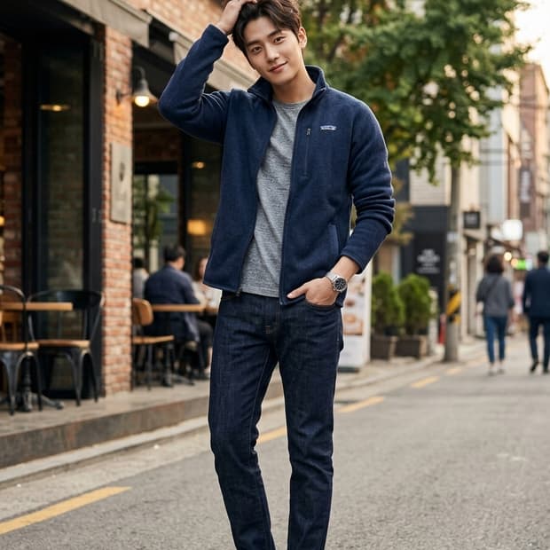 파타고니아 베터 스웨터 풀 집업 자켓 네이비