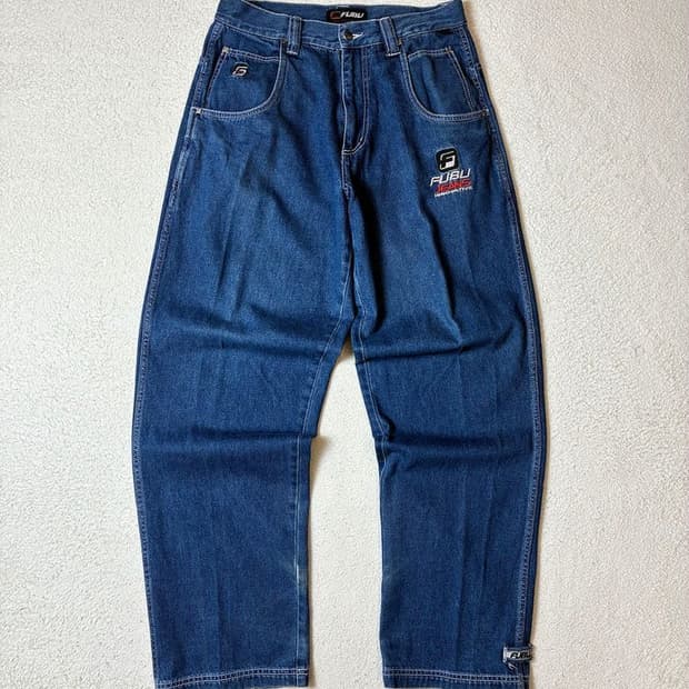 푸부 FUBU 00's 밀레니엄 테이퍼드핏 데님 팬츠 PN7357