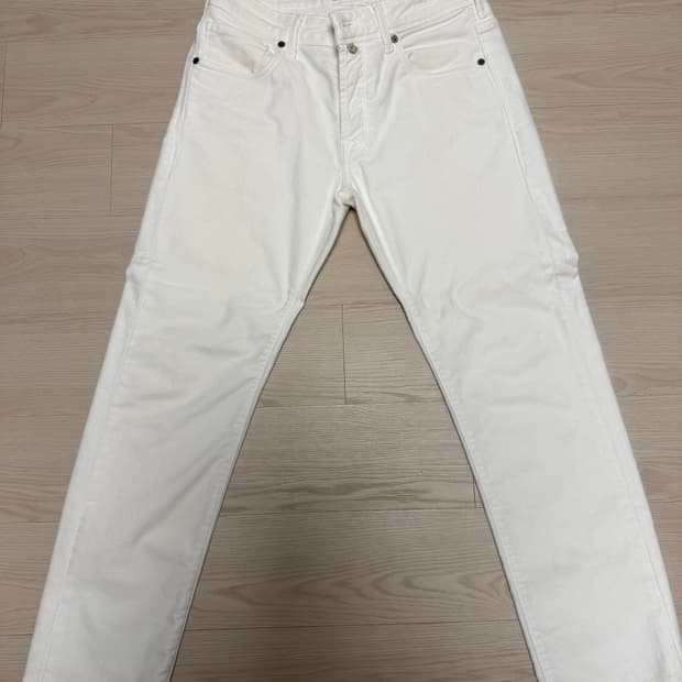 슬로웨어 인코텍스 몰스킨 화이트데님 31사이즈