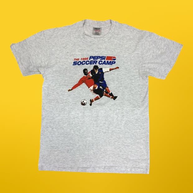 oneita 펩시 사커캠프‘96 티셔츠