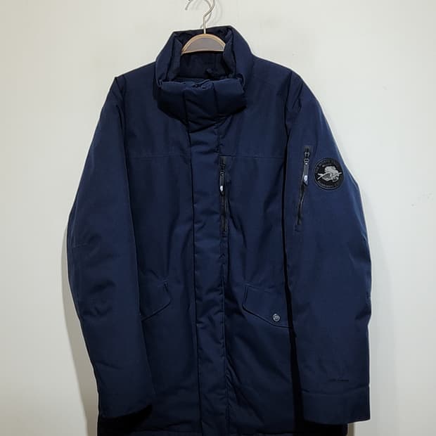 (XL) 노스페이스 맥머도 패딩점퍼 네이비 거위털 구스다운 자켓 