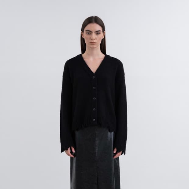 인사일런스우먼 데미지 가디건