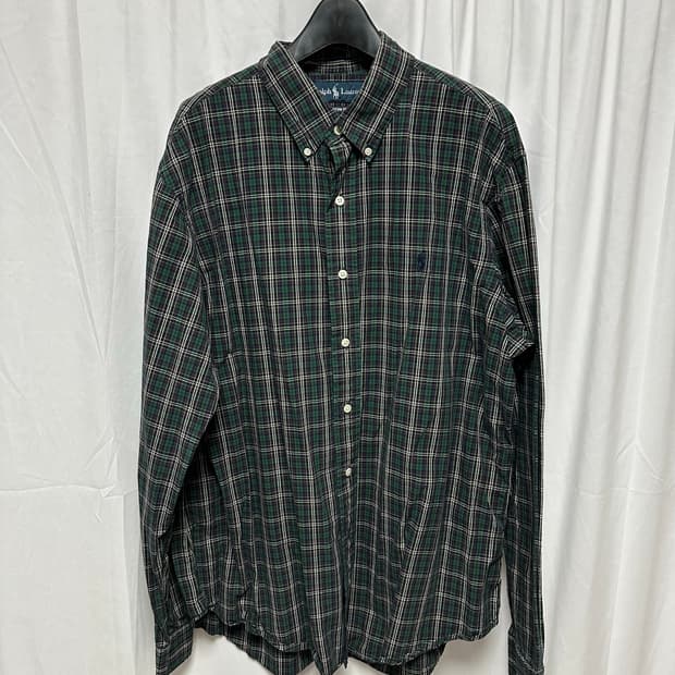 no.160 폴로랄프로렌 멀티체크 셔츠 xxl