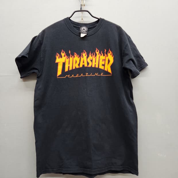 트레셔 빅로고 빈티지 프린팅 반팔티 M(M)남여공용