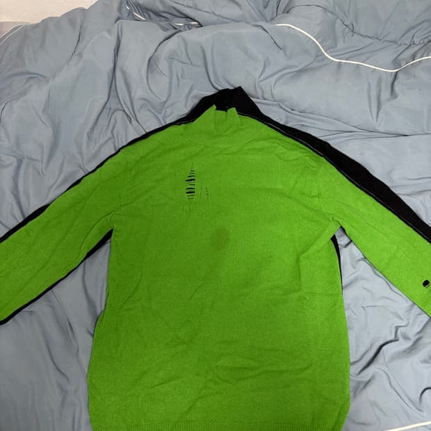 앤더슨벨 배색 목폴라