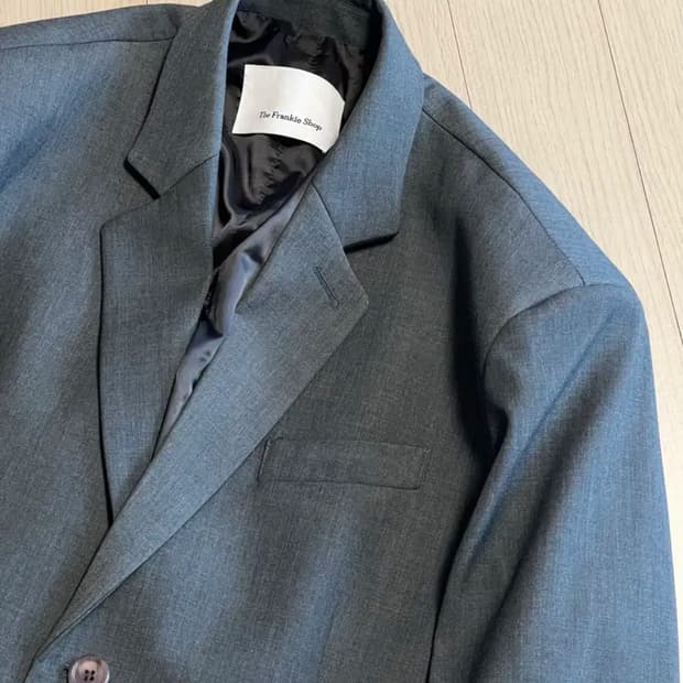 더프랭키샵 thefrankieshop 젤소 오버사이즈 블레이져 그레이