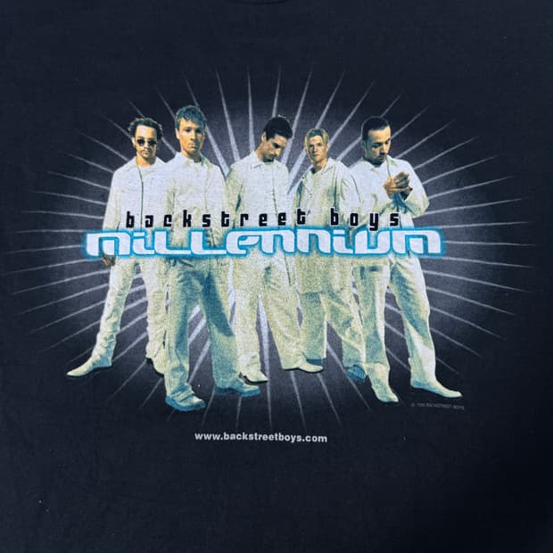 90s 백스트리트보이즈 밀레니엄 밴드티 윈터랜드 backstreetboy