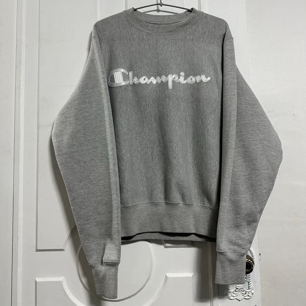 챔피온 리버스위브 빅로고 맨투맨